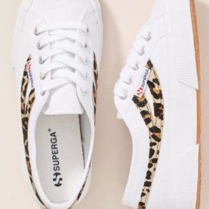 Superga Leopard Stripe Sneakers